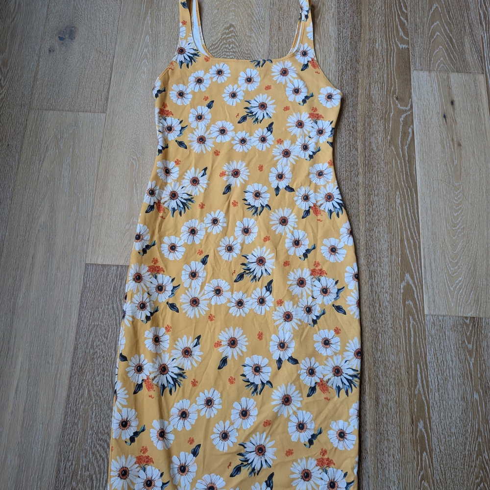 Floral Yellow Zara Dress